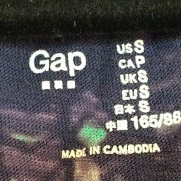 GAP BLUE GREEN TANK TOP - Picture 6 of 6